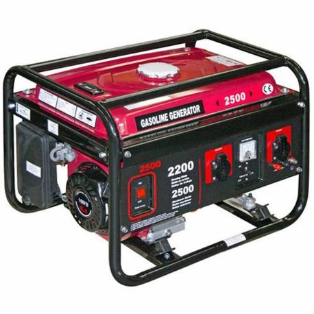 Generador gasolina 4T Camon WM2500 Salida máxima monofásica 2500 W