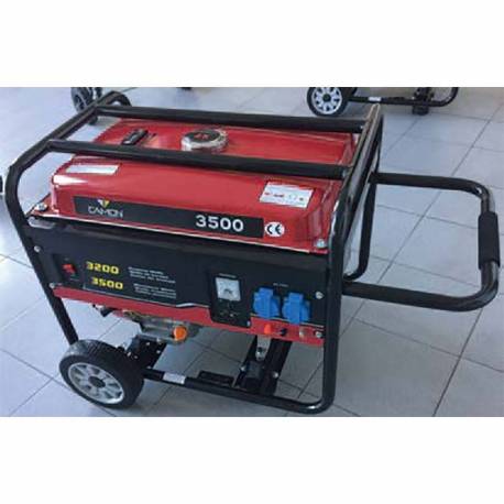 Generador gasolina 4T Camon WM3500 Salida máxima monofásica 3500 W
