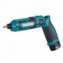 TD022DSE Atornillador de impacto Makita a batería 7.2V 1.5Ah. 25 Nm