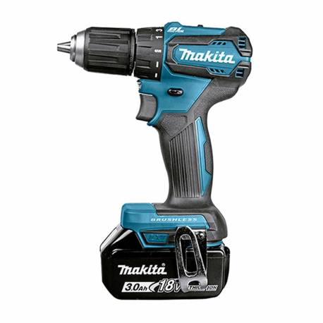 DDF483RFE Taladro atornillador Makita motor BL a batería18V 3,0Ah