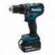 DHP485RTJ Taladro percutor Makita a batería 18V LXT 5.0Ah BL 50 Nm