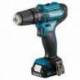 HP333DSAE Taladro Combinado Makita a batería 12V CXT