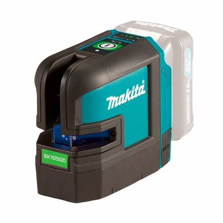 SK105GDZ Nivel láser en cruz Makita a batería 12V verde