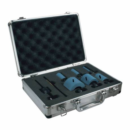 B-11972 Estuche de 6 brocas de corona Ezychange y adaptador Makita