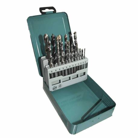 D-46202 Estuche de brocas para madera, metal y piedra 18 unid Makita