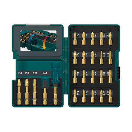 B-49915 Estuche de puntas Impact Gold 26 piezas Makita