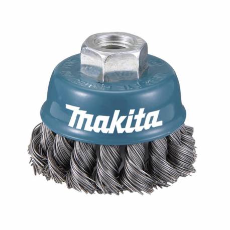 D-24119 Grata cónica ondulada de acero trenzado 60 mm Makita