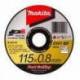 B-45727-12 Disco Makita de corte metal 115 mm x 0.8 mm x 22.23 mm