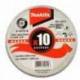 D-18770-10 Disco Makita de corte extrafino inoxidable 125 mm x 1.2 mm