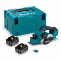 DKP181RTJU Cepillo Makita BL 18V LXT 5,0 Ah 82 mm AFT AWS