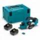 DKP181RTJU Cepillo Makita BL 18V LXT 5,0 Ah 82 mm AFT AWS