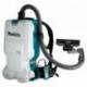 DVC660Z Aspirador de mochila Makita BL 18Vx2 LXT 6L 2,2 m³ min
