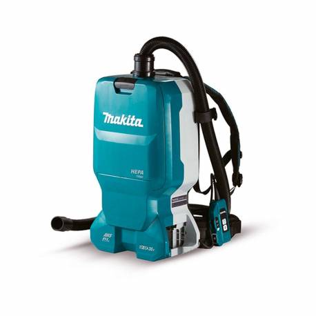 DVC665Z Aspirador de mochila Makita BL 18Vx2 LXT AWS 6L 1,8 m³ min