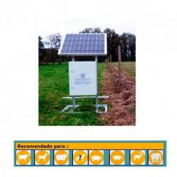 Electrificador de cercas solar ION HBHS 50 2,5 - 5 Julios hasta 80 km.