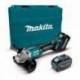 GA038GT201 Amoladora Makita BL 40Vmax XGT 230mm Palanca 5Ah 2 baterías