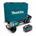 GA038GT201 Amoladora Makita BL 40Vmax XGT 230mm Palanca 5Ah 2 baterías