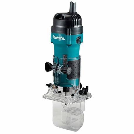 3712 Fresadora de cantos Makita 530W 6mm SAR Base inclinable