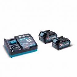 191J39-5 Kit de baterías Makita 40VMAX 2.5AH XGT BL4025x2 + DC40RA XGT
