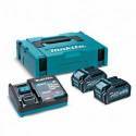 191J97-1 Kit de baterías Makita 40VMAX 4.0AH XGT BL4040x2 + DC40RA