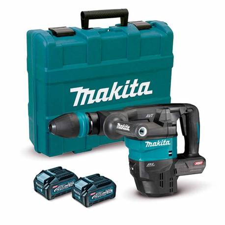HM001GM201 Martillo Demoledor Makita BL 40Vmax XGT SDS-MAX 4Ah 2 bat