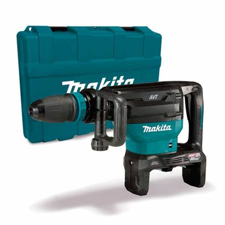 HM002GZ03 Martillo Demoledor Makita BL 80Vmax XGTx2 SDS-MAX 13,3Kg AVT