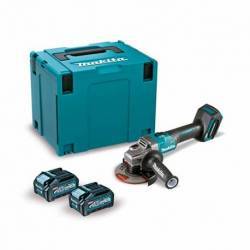 GA005GM201 Miniamoladora Makita BL 40Vmax XGT 125mm SAR 4Ah 2 bat. AFT