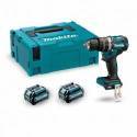 HP002GD201 Taladro percutor Makita BL 40Vmax XGT 65Nm 2,5Ah 2 bat.