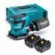 DBO481RTJ Lijadora Orbital Makita 18V LXT 112x102mm 5Ah 2 bat.