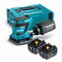 DBO481RTJ Lijadora Orbital Makita 18V LXT 112x102mm 5Ah 2 bat.