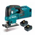 DJV184RTJ Sierra de calar Makita BL 18V LXT 5Ah 2 bat. MakPac Compact