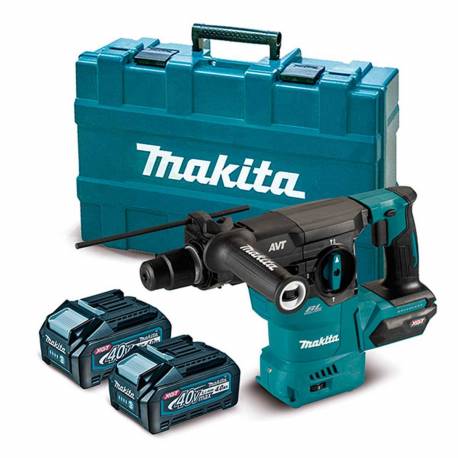 HR008GM201 Martillo Combinado Makita BL 40Vmax XGT 30mm SDS-PLUS 4Ah