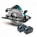 HS011GT201 Sierra circular Makita BL 40Vmax XGT 270mm 5Ah 2 bat. AWS